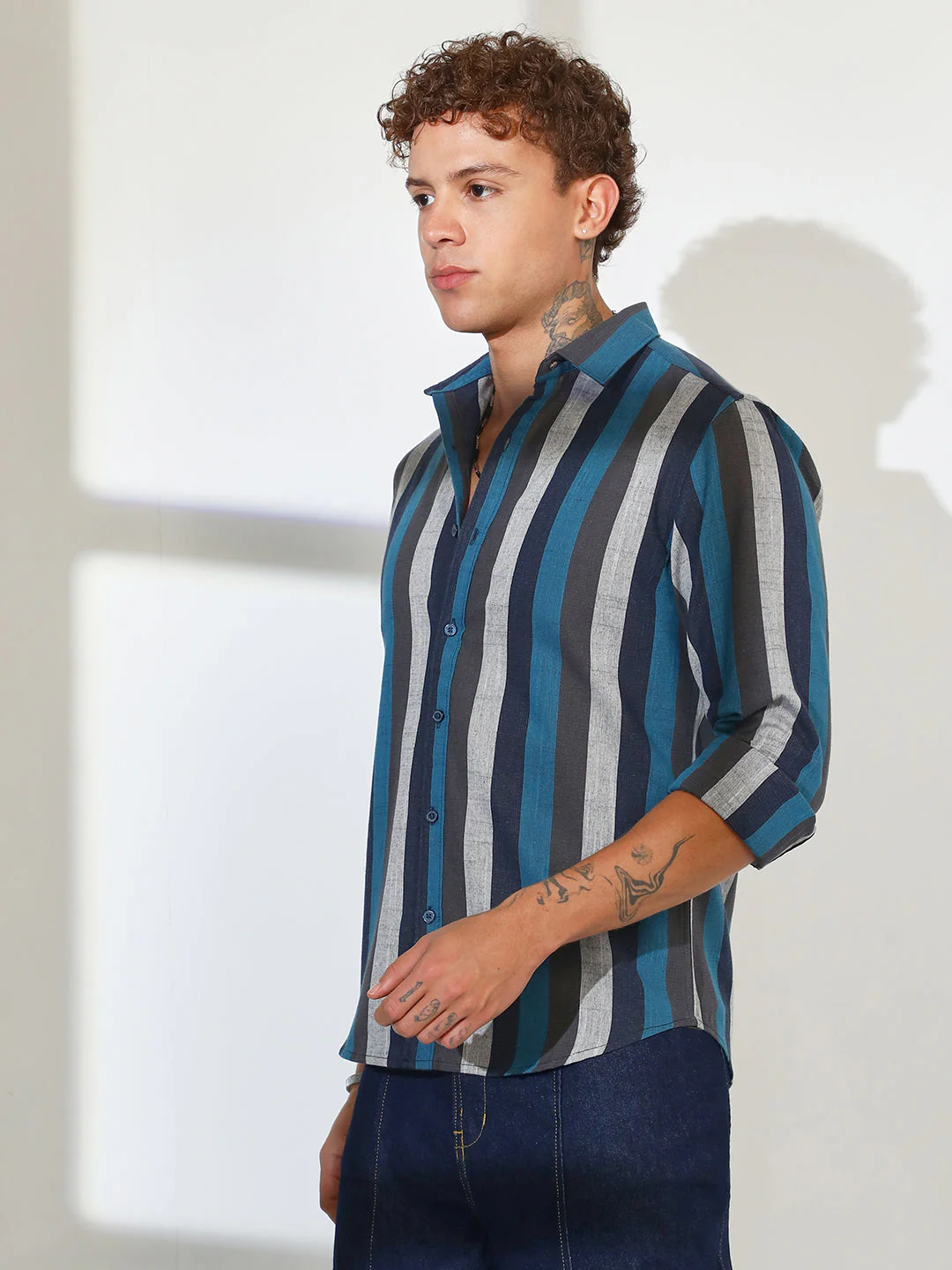 Block-Striped Shirt - Image 3