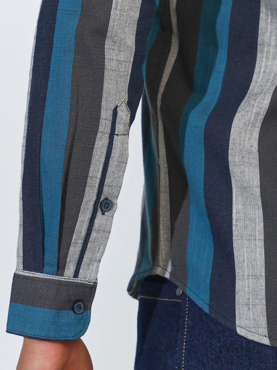 Block-Striped Shirt - Image 8