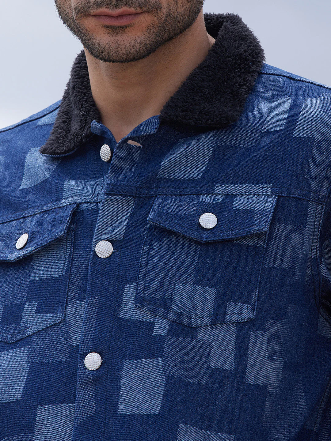 Bar Striped Quilted Jacket - Image 7