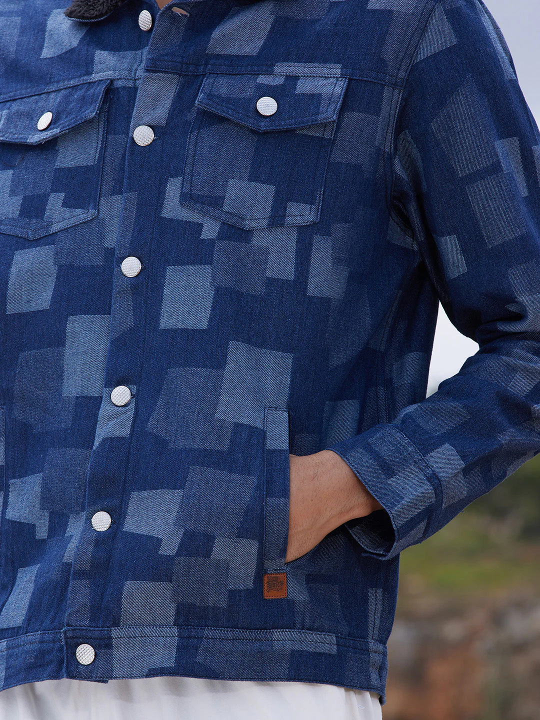 Bar Striped Quilted Jacket - Image 8