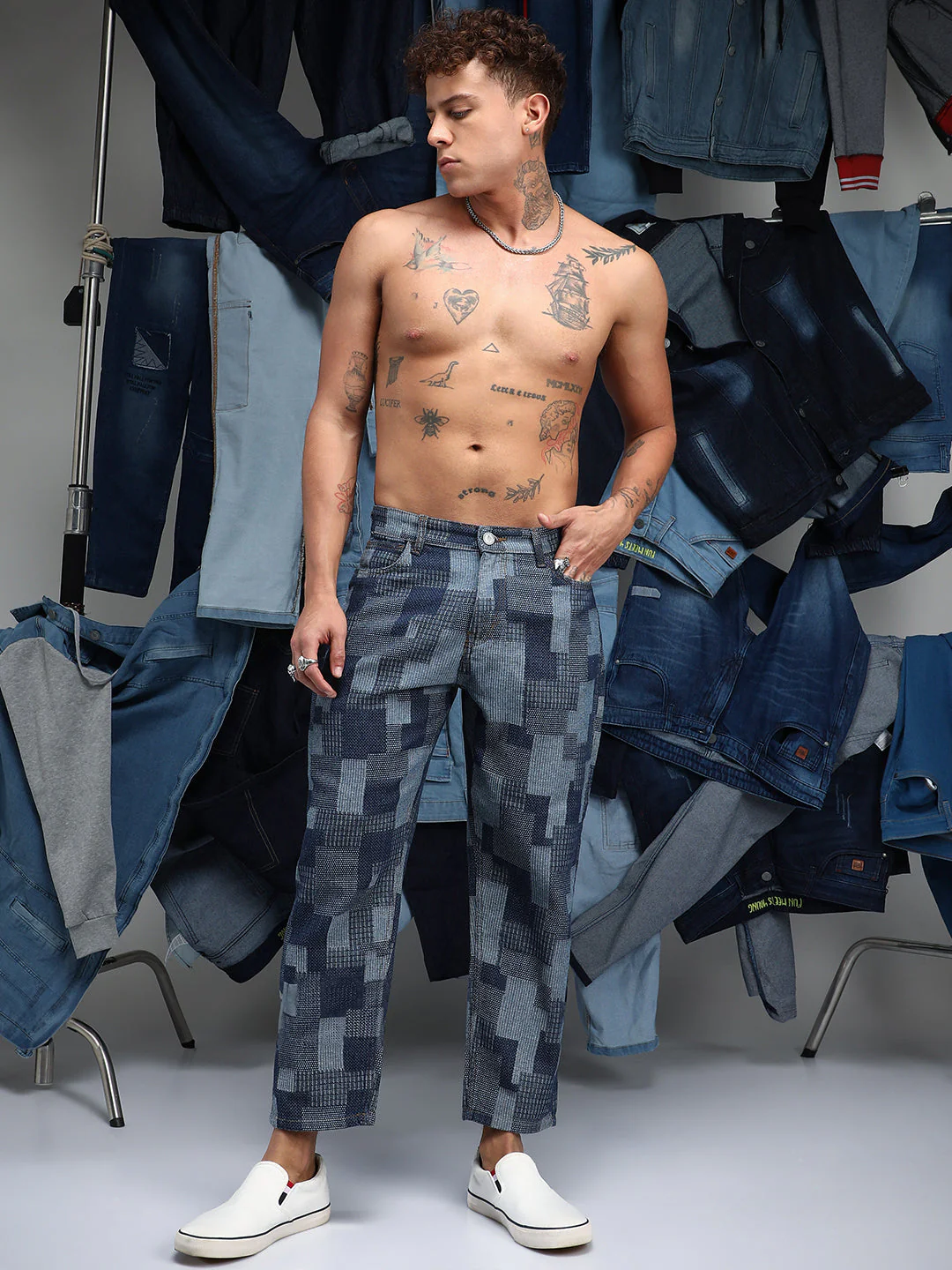 Blcoked Straight-Fit Denim Jeans - Image 5