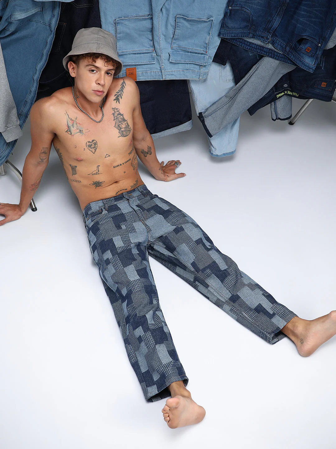 Blcoked Straight-Fit Denim Jeans - Image 6