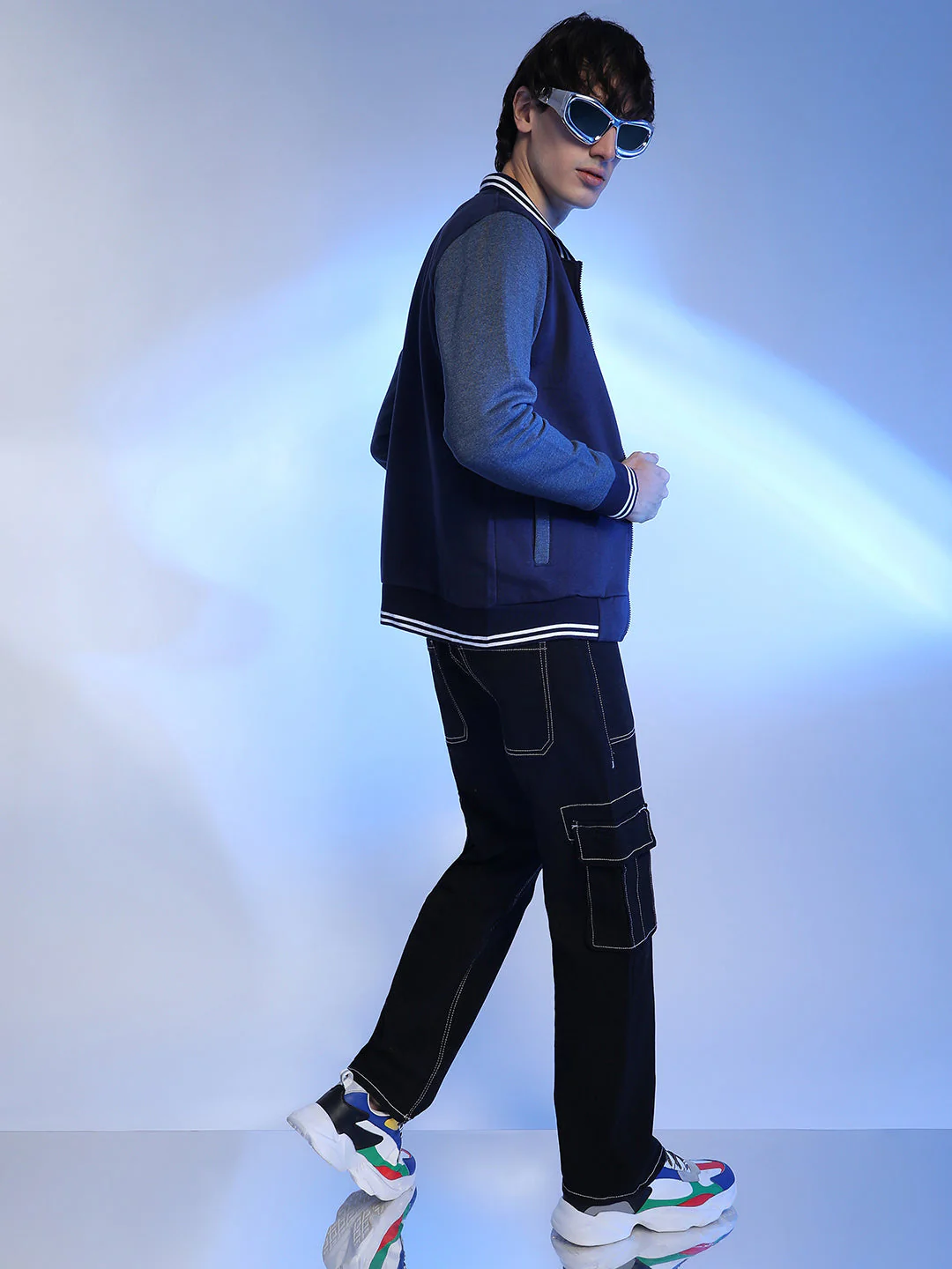 Block Bomber Jacket - Image 6