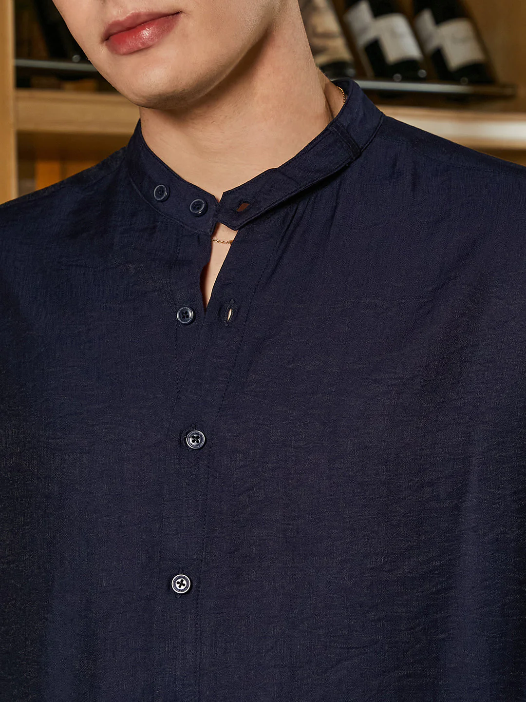 Breezy Mandarin Shirt - Image 7