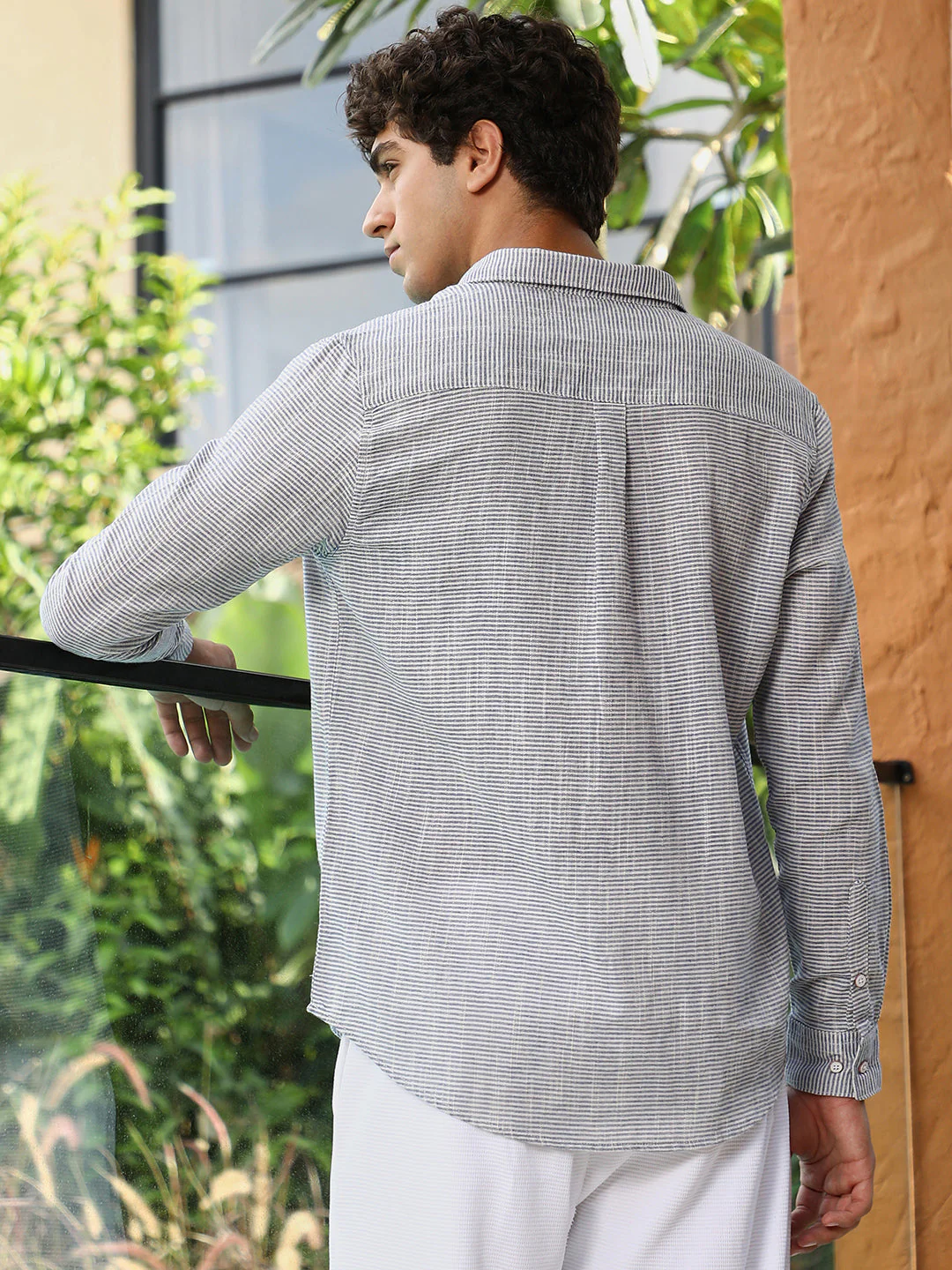 Candy-Stripe Jacquard Shirt - Image 4