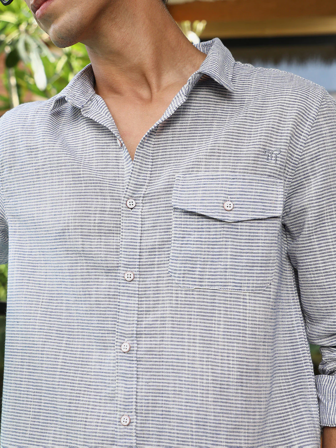 Candy-Stripe Jacquard Shirt - Image 7