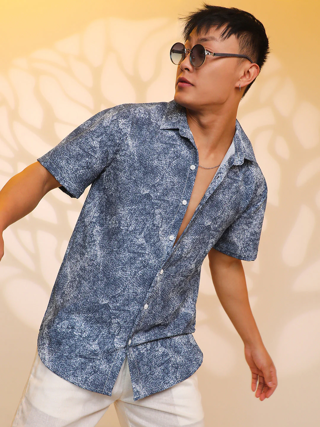 Contrast Hazy Shirt
