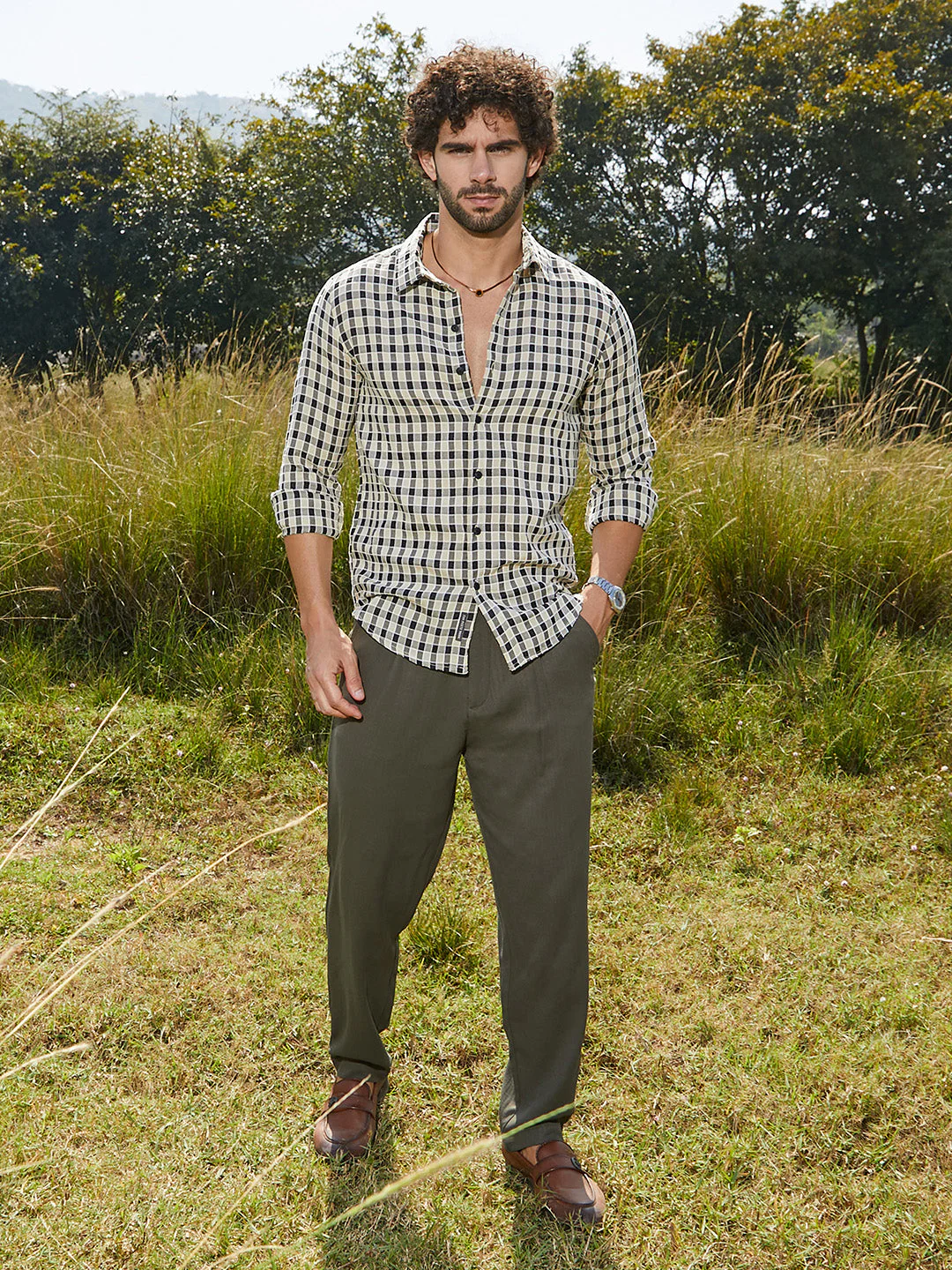 Glen Check Shirt - Image 5