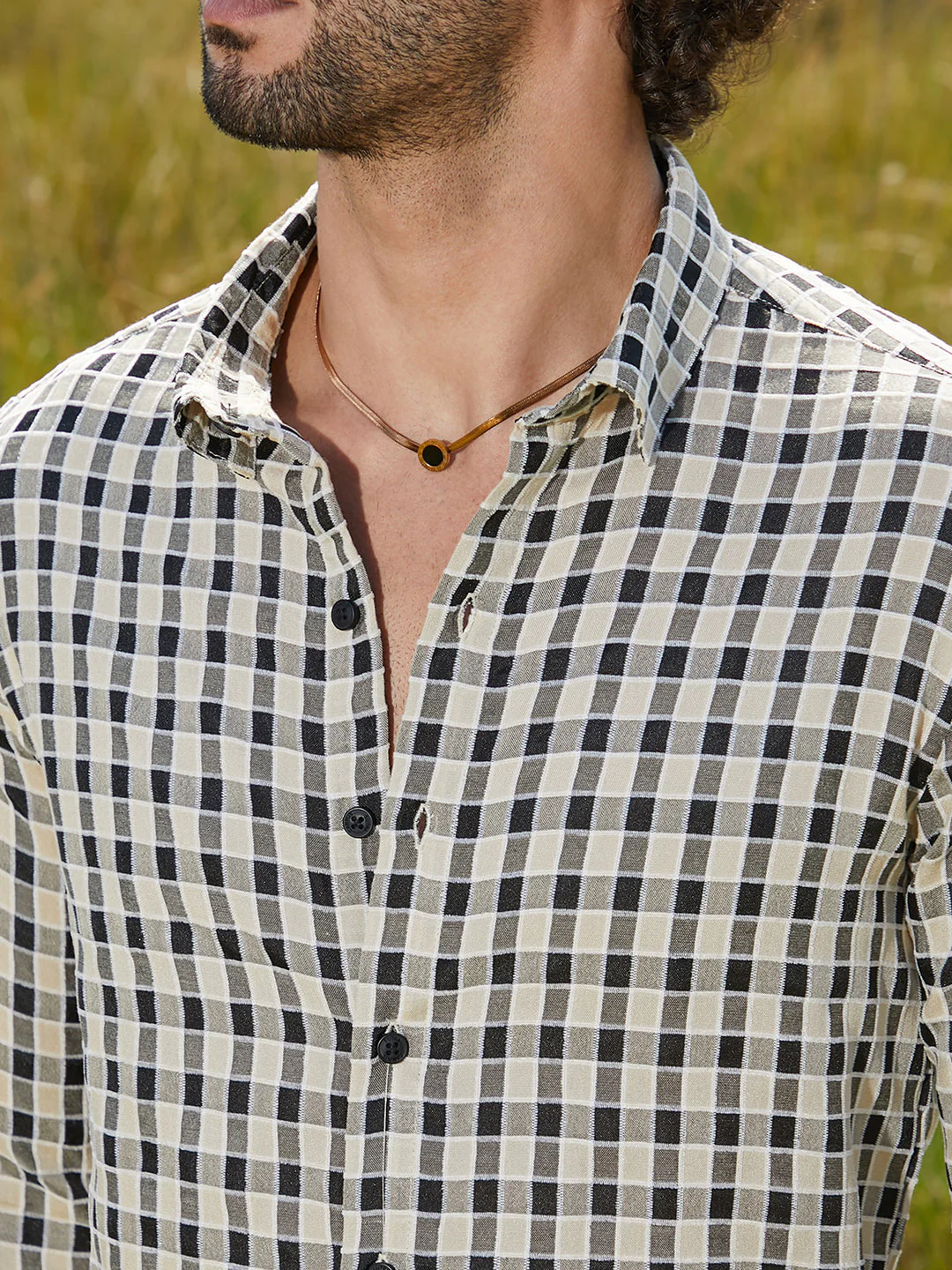 Glen Check Shirt - Image 7