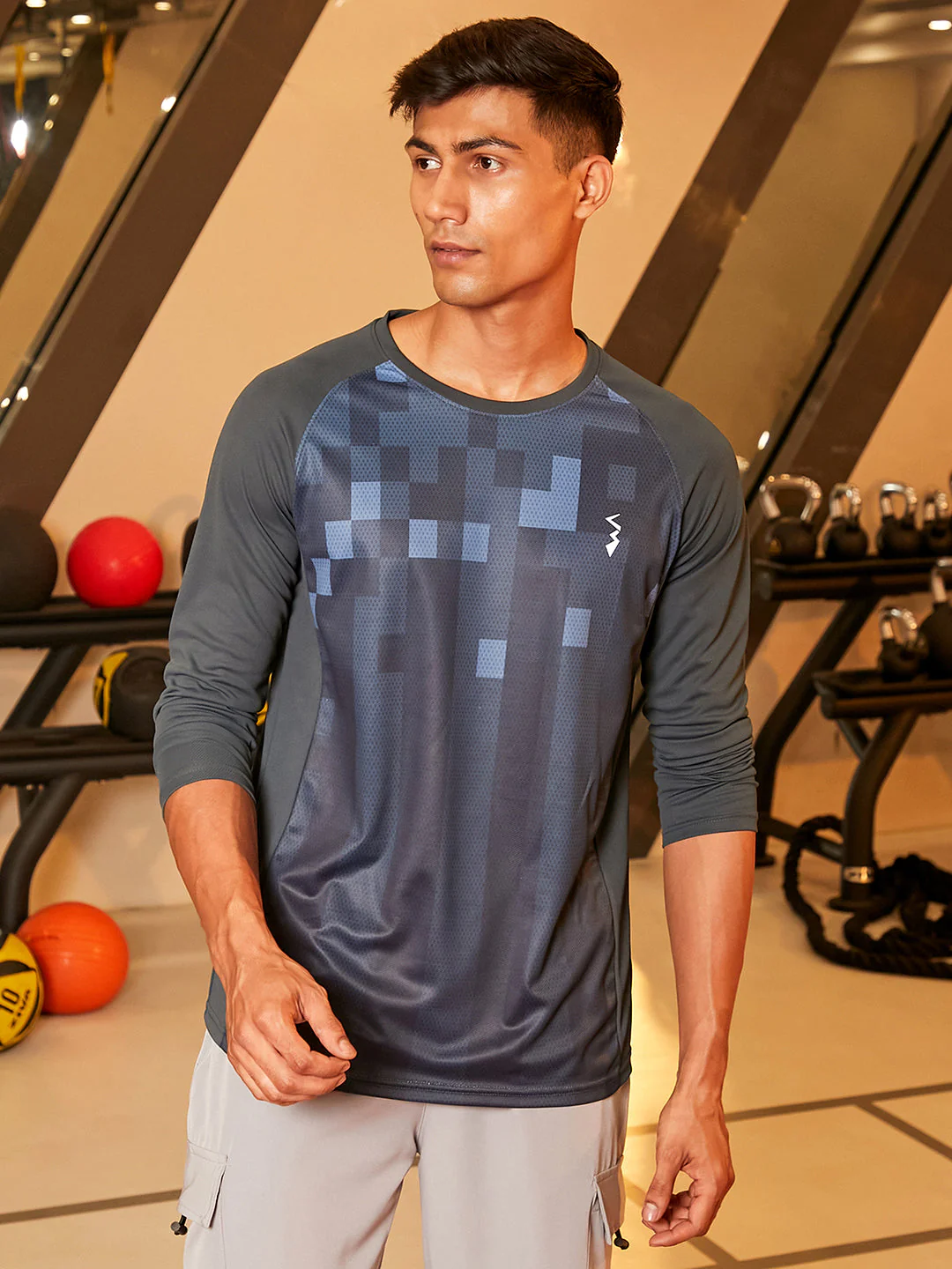 Digital Block Activewear T-Shirt - Image 2
