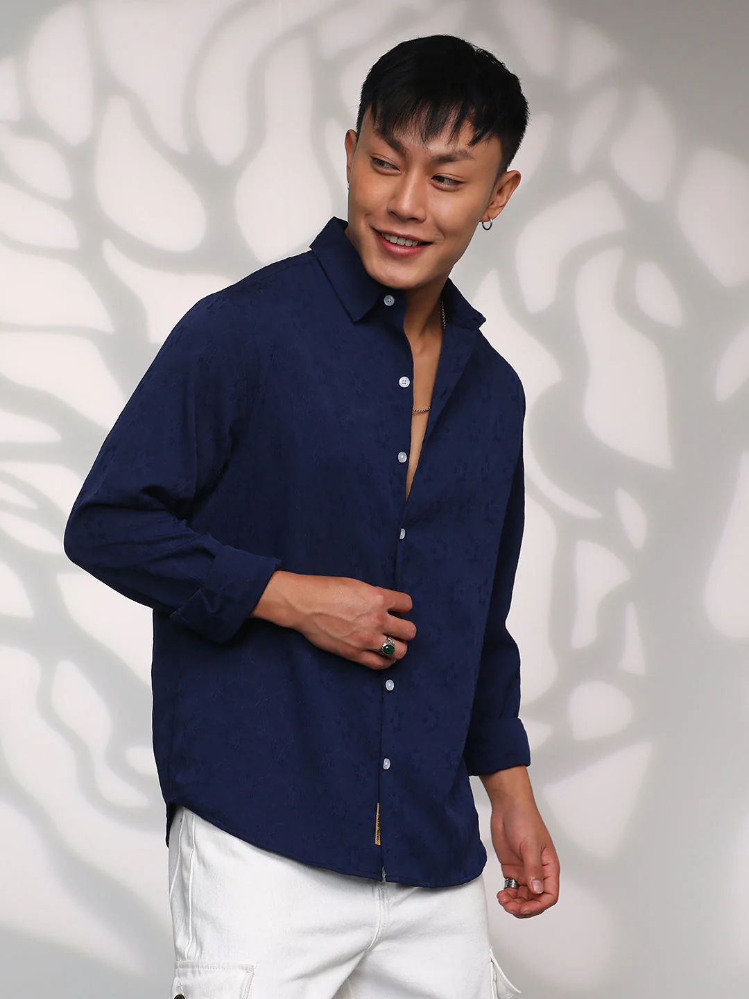 Floral-Textured Shirt - Image 3