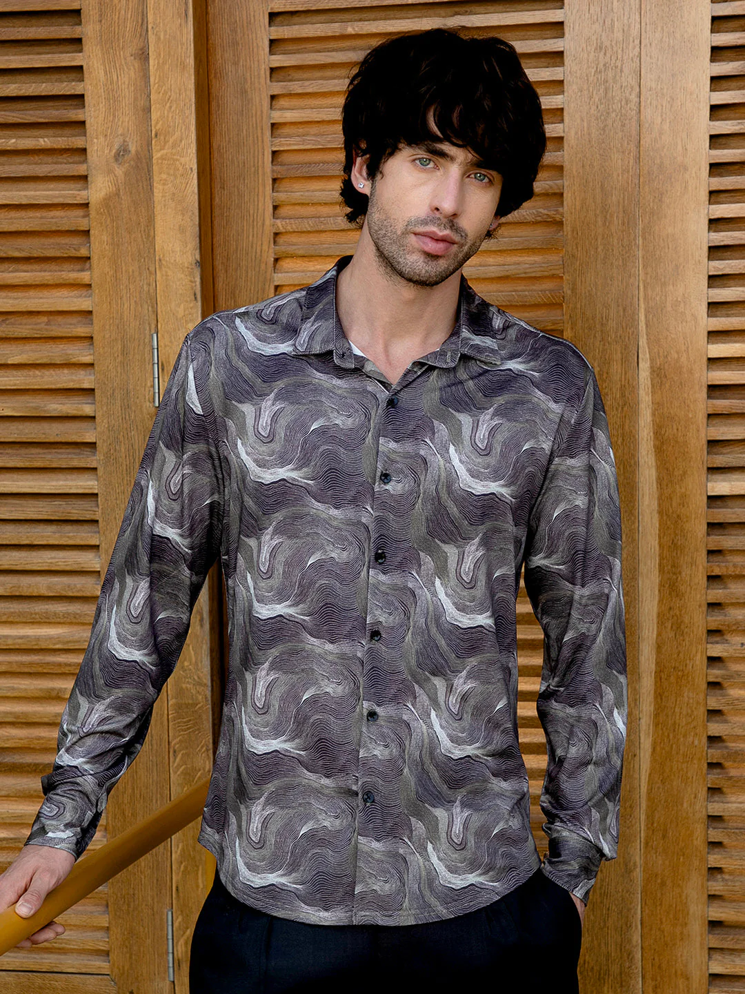 Flow-Lined Imprint Shirt - Image 2