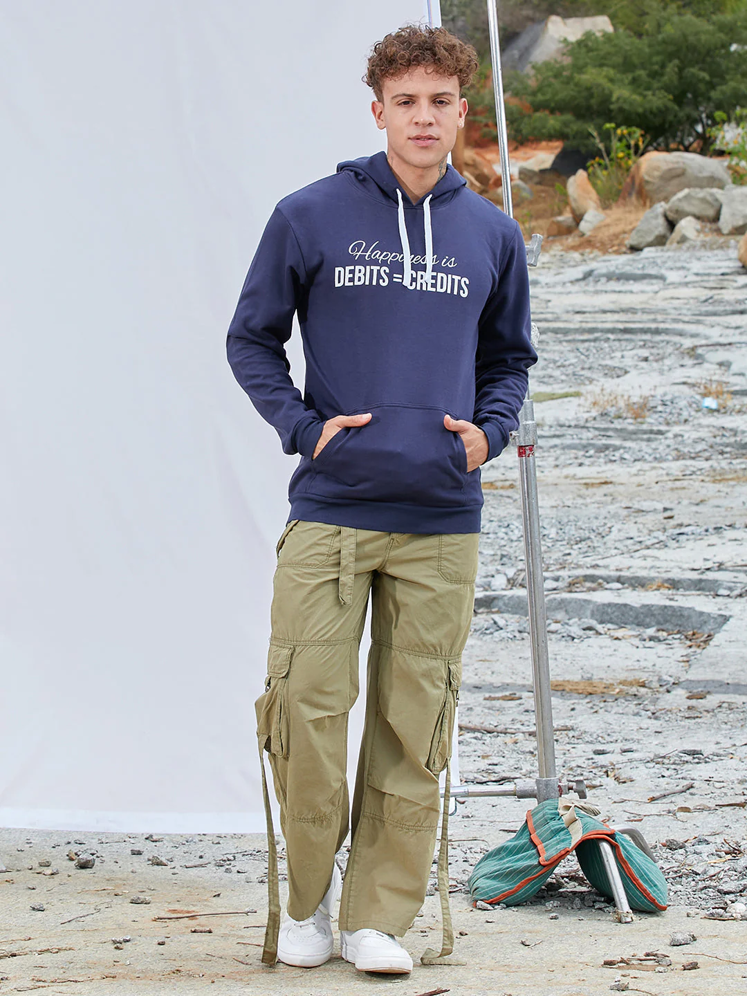 Happiness Is Hoodie With Kangaroo Pocket - Image 5