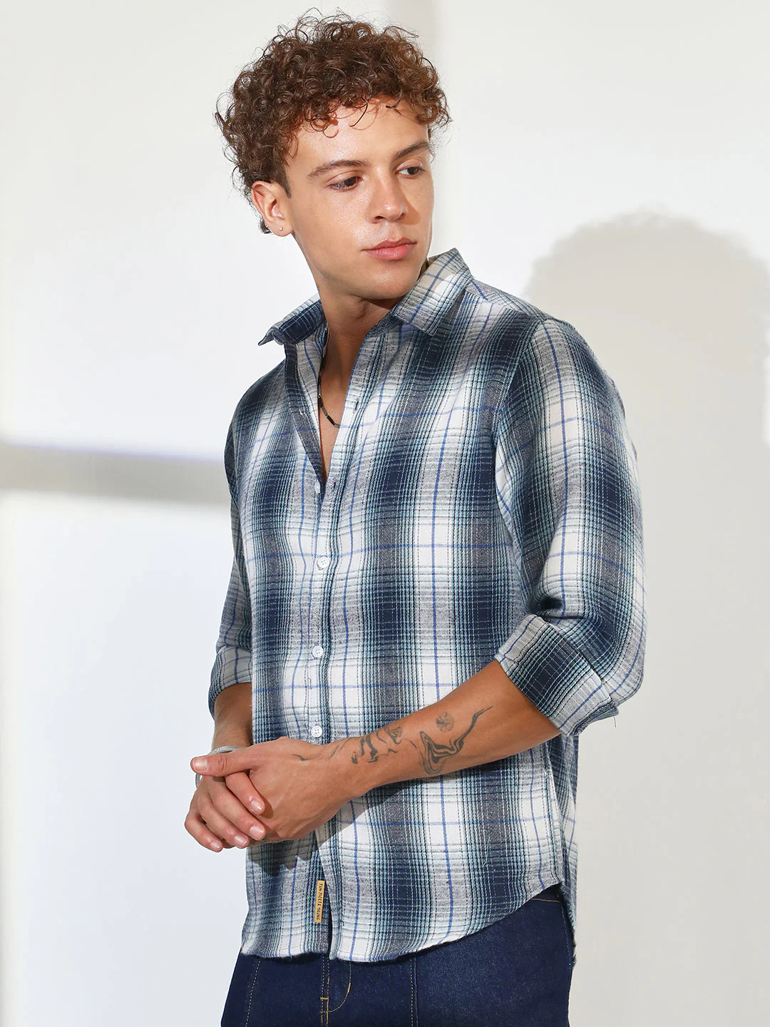 Ombre Buffalo Check Shirt - Image 3