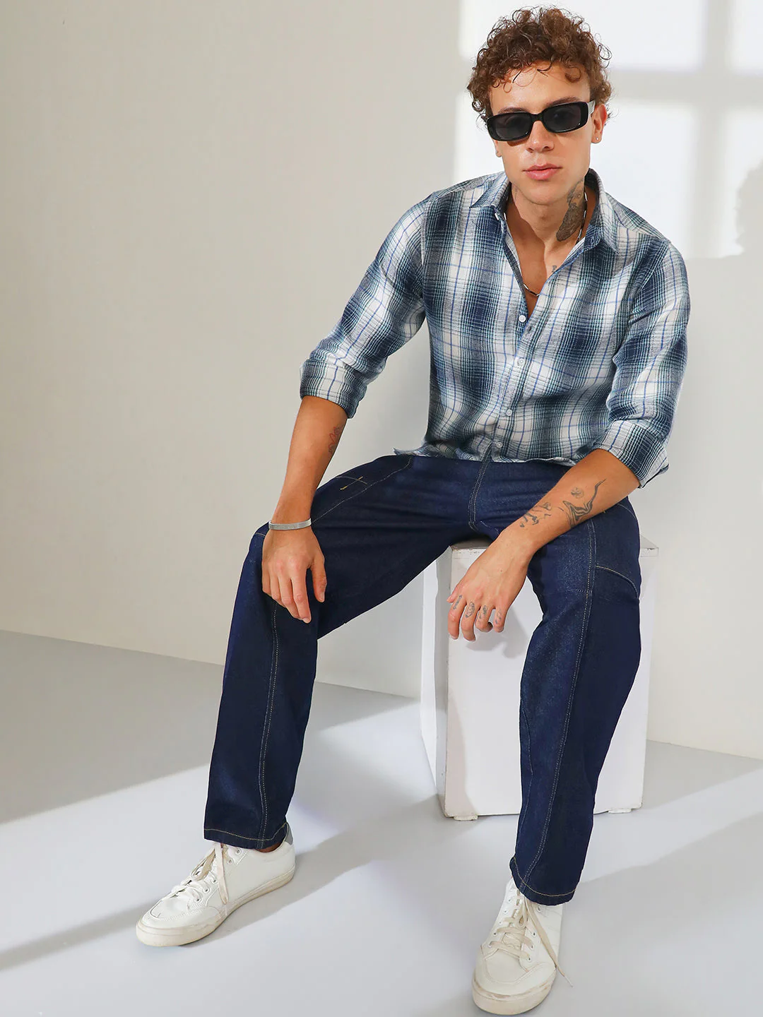 Ombre Buffalo Check Shirt - Image 6