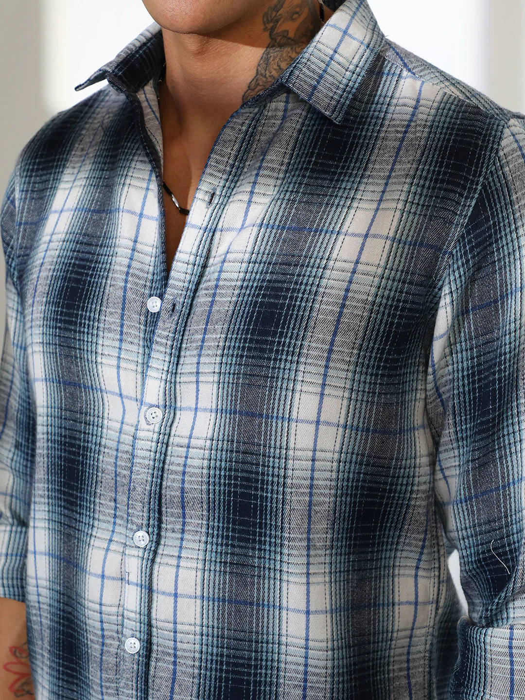 Ombre Buffalo Check Shirt - Image 7