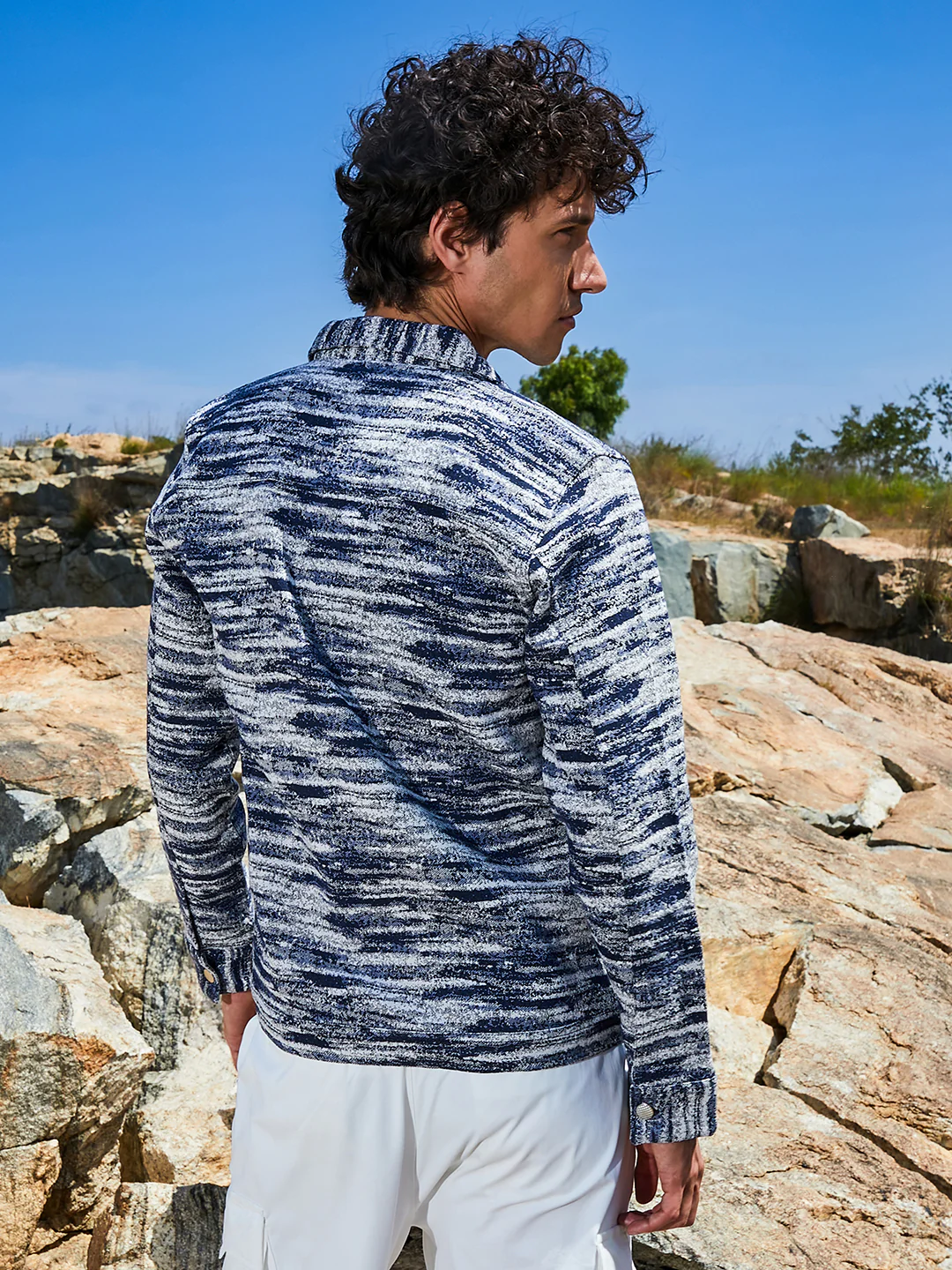 Textured Utility Jacket - Image 4
