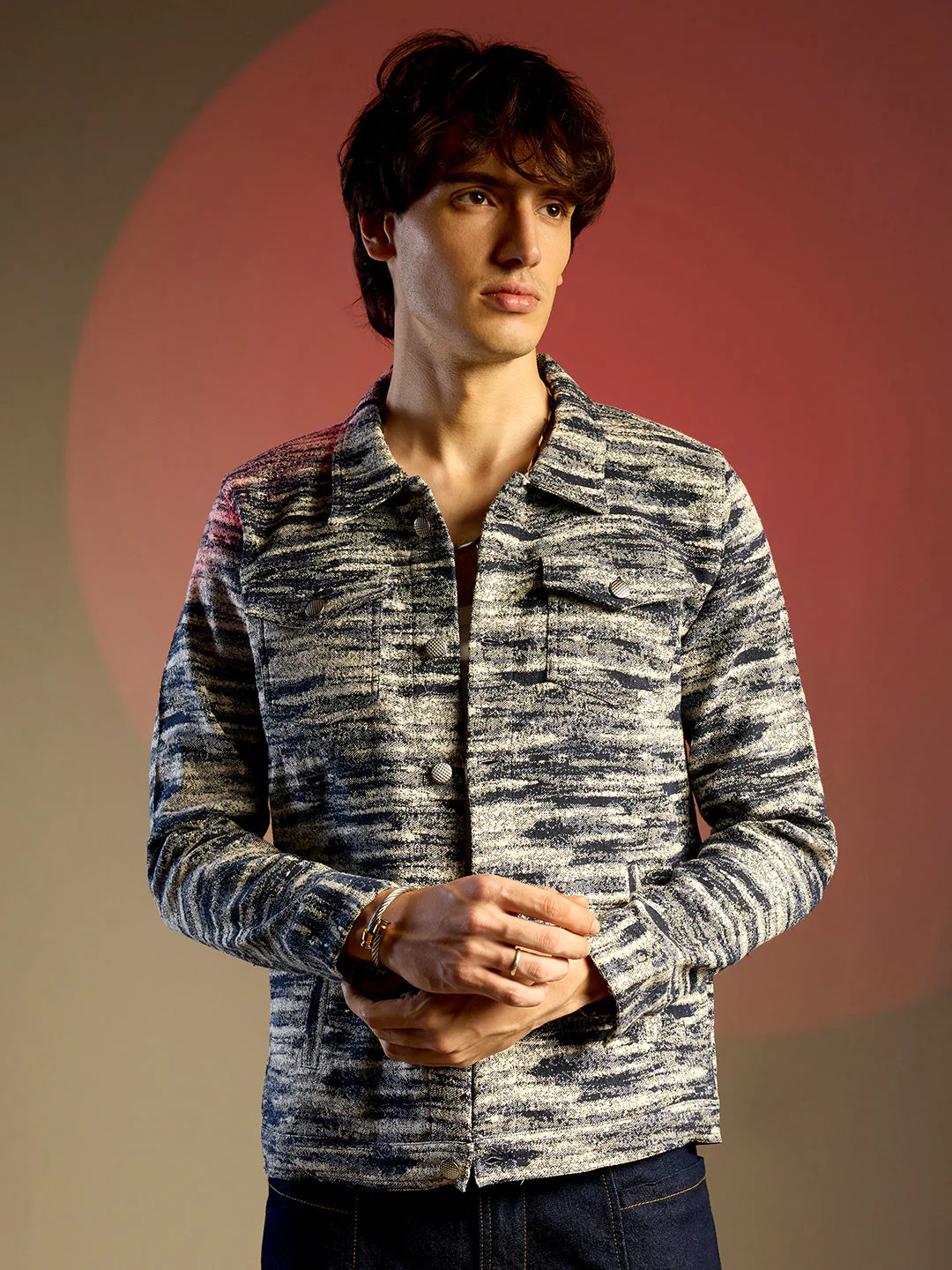 Textured Utility Jacket - Image 9