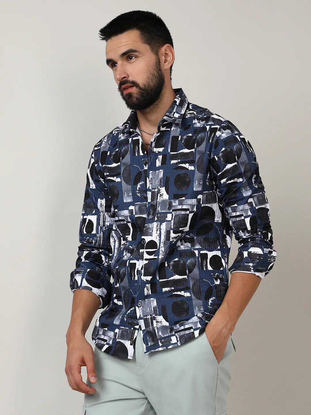Abstract Geometric Shirt - Image 3