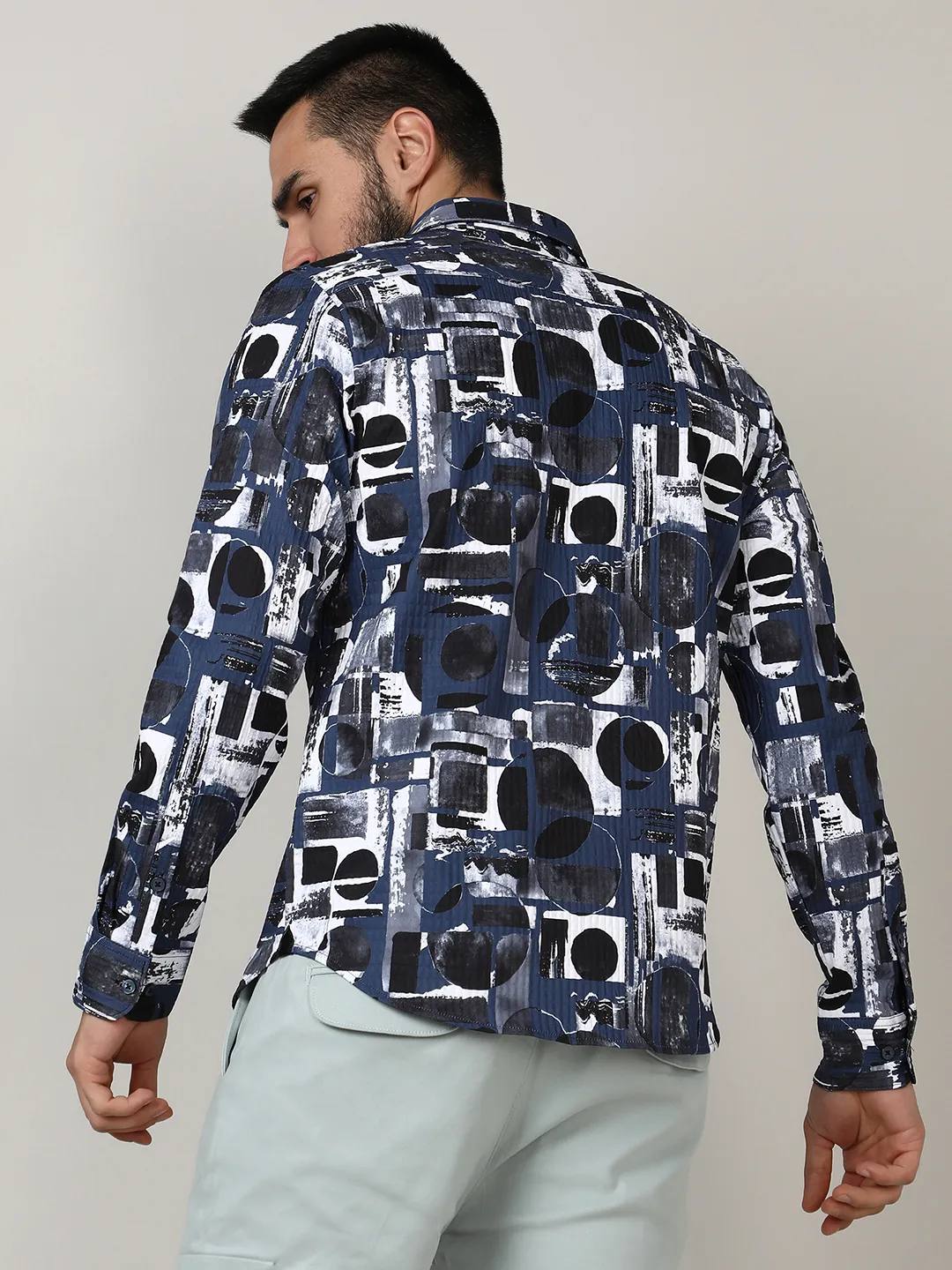 Abstract Geometric Shirt - Image 4