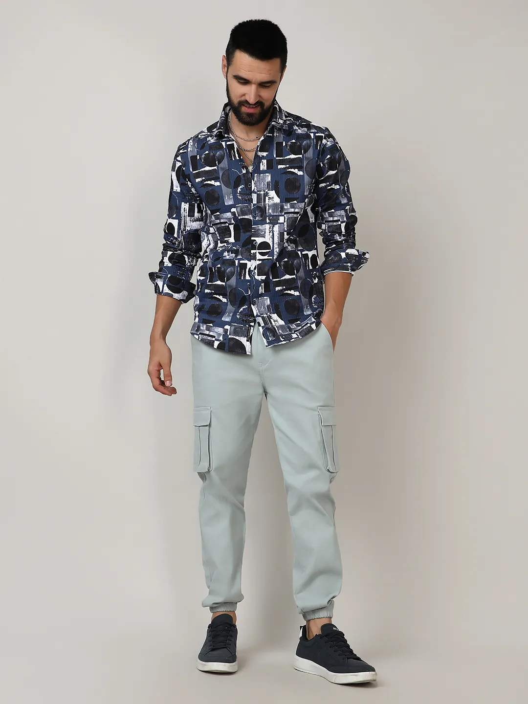 Abstract Geometric Shirt - Image 5