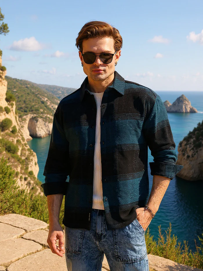 Vignette-Checkered Oversized Shirt - Image 2