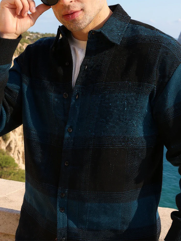 Vignette-Checkered Oversized Shirt - Image 6