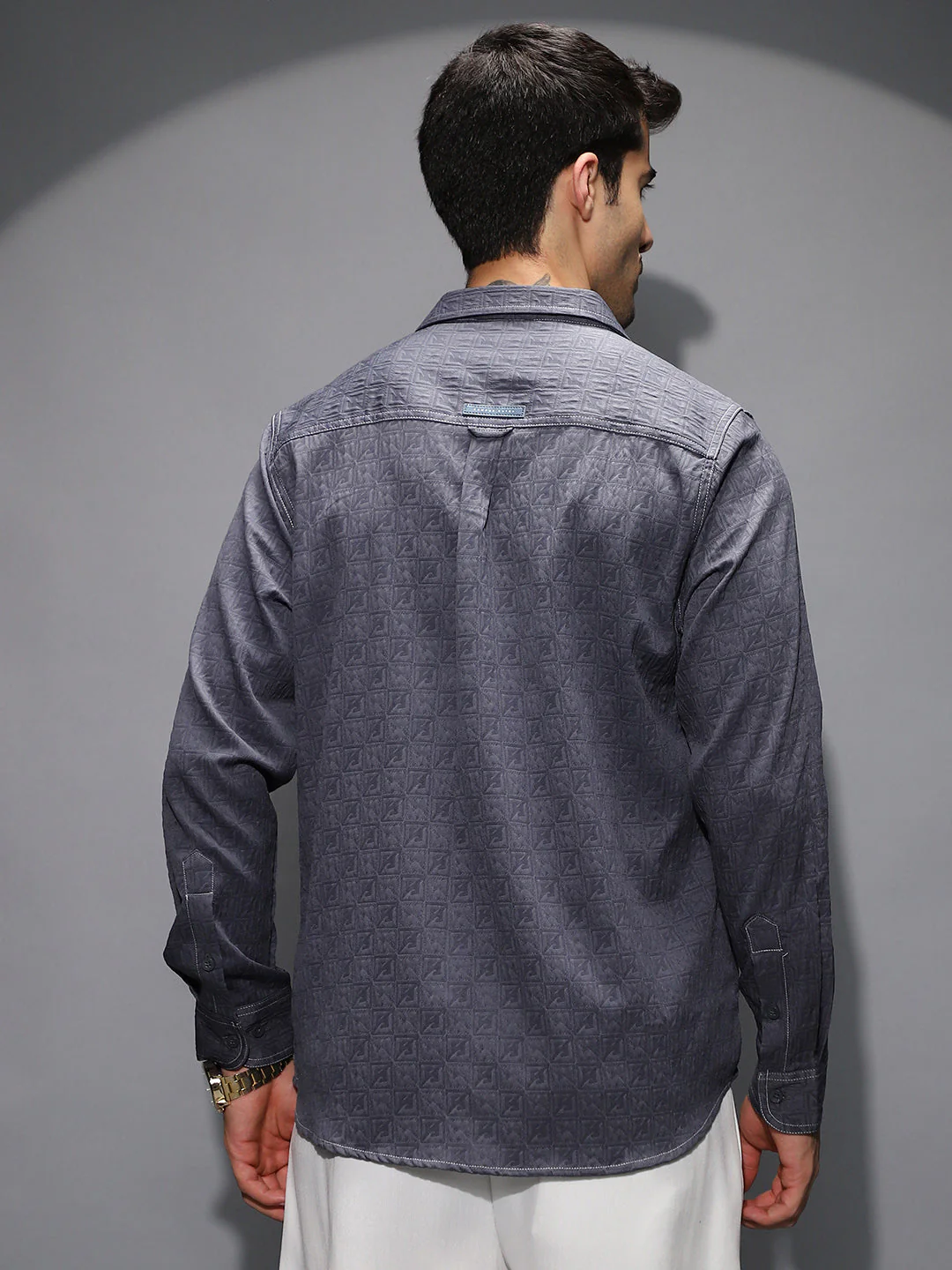 Obliqa-Utility Relaxed Shirt - Image 4