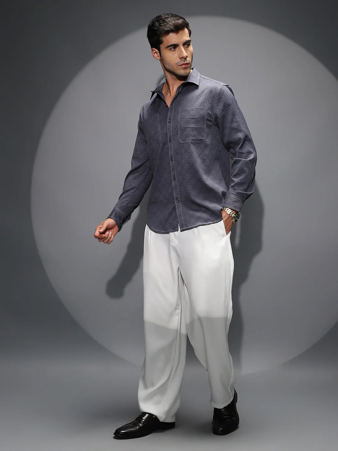 Obliqa-Utility Relaxed Shirt - Image 5