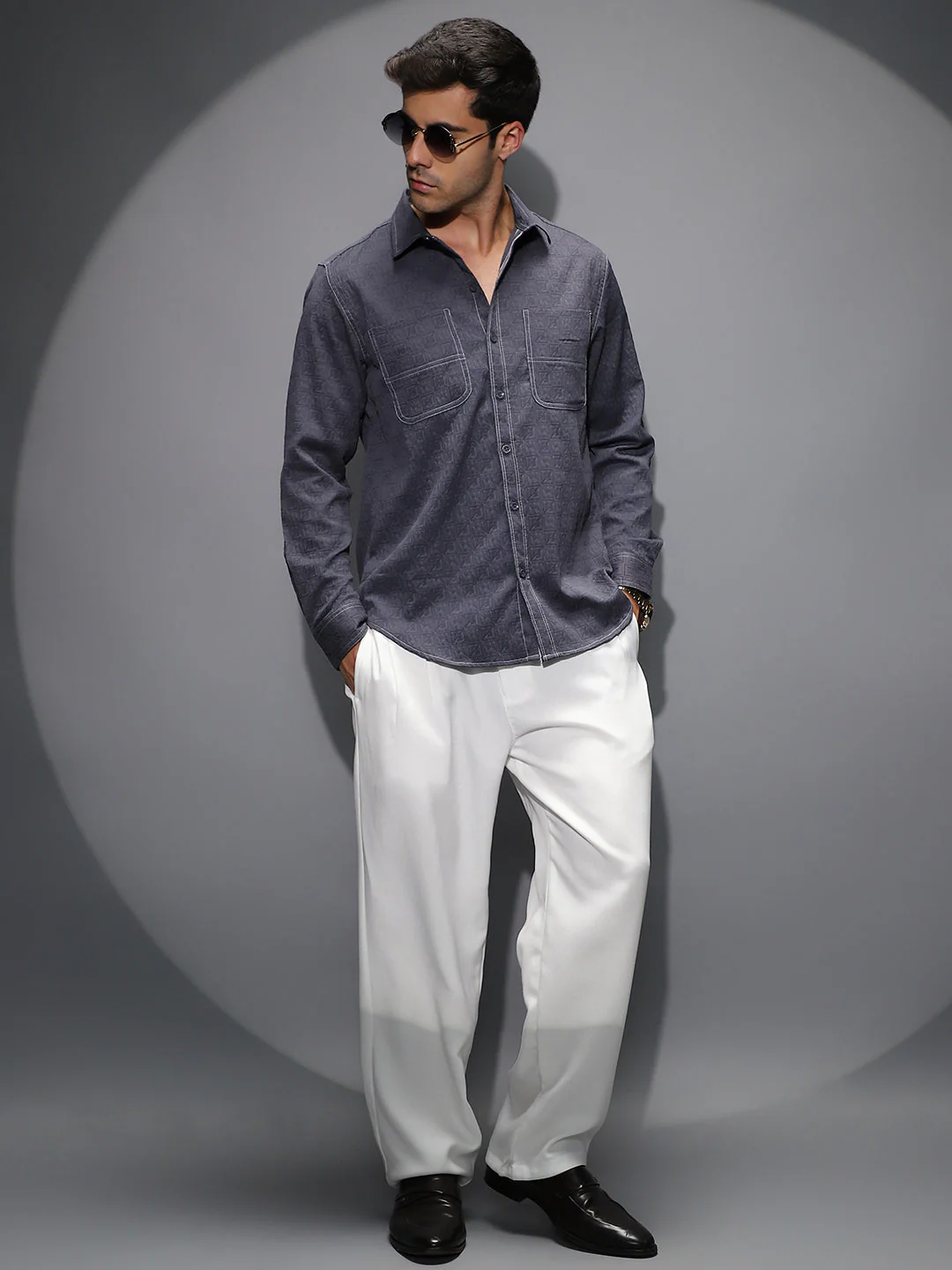 Obliqa-Utility Relaxed Shirt - Image 6