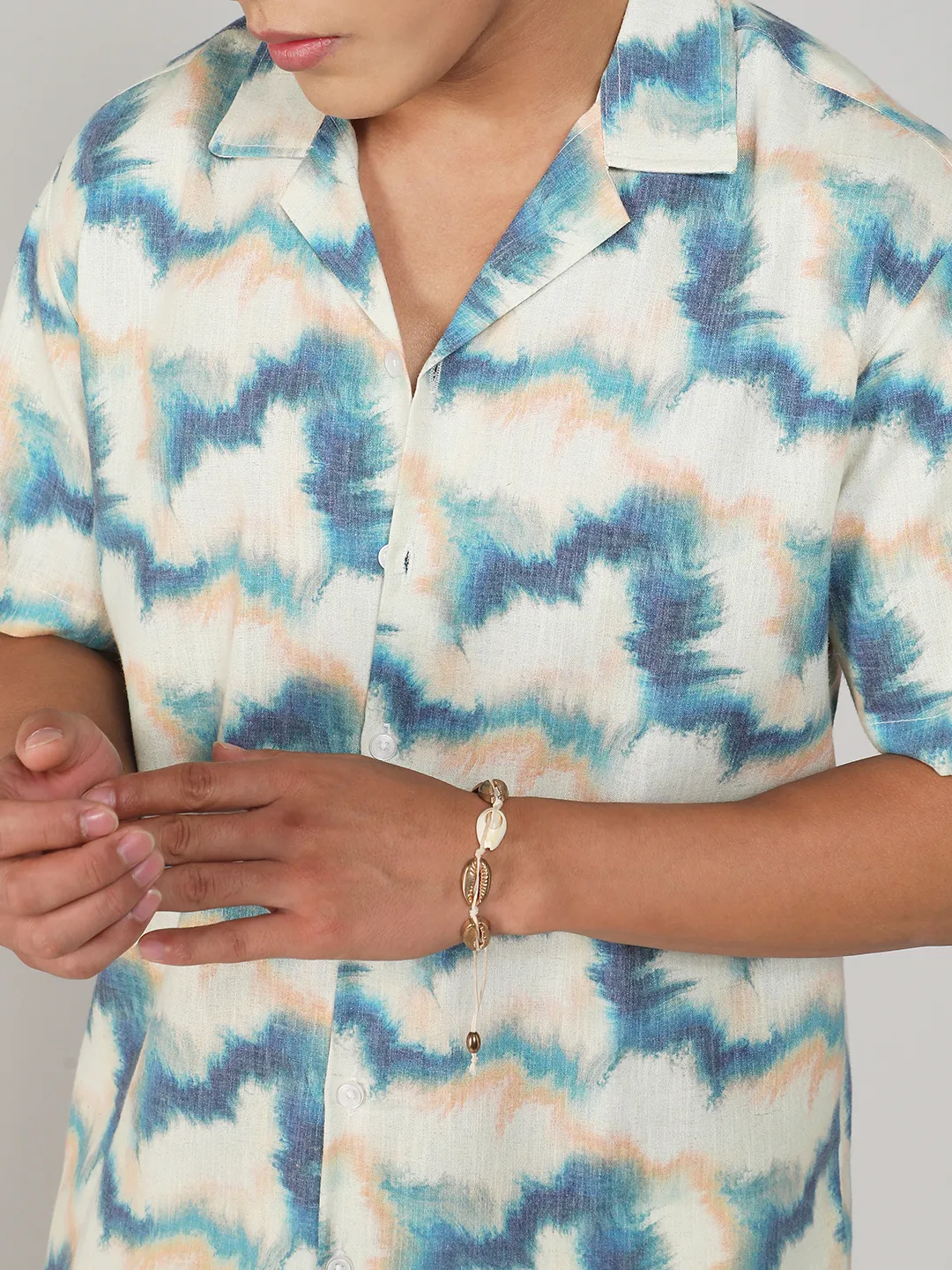 Ombre Lined Shirt - Image 7