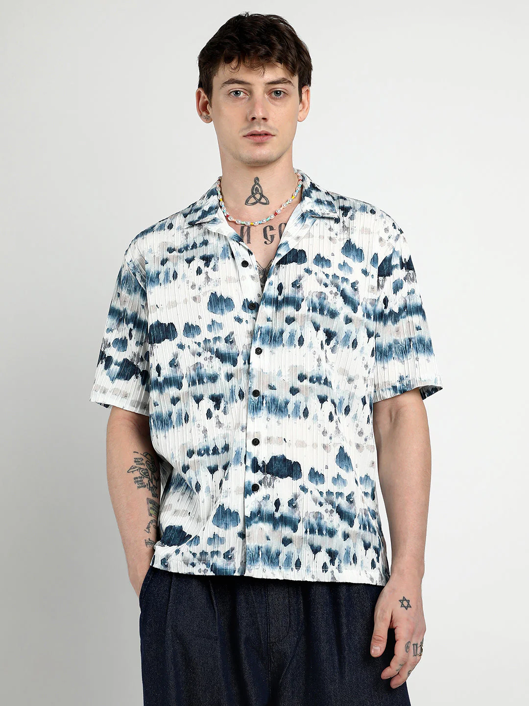 Oversized Water Strokes Shirt - Image 2