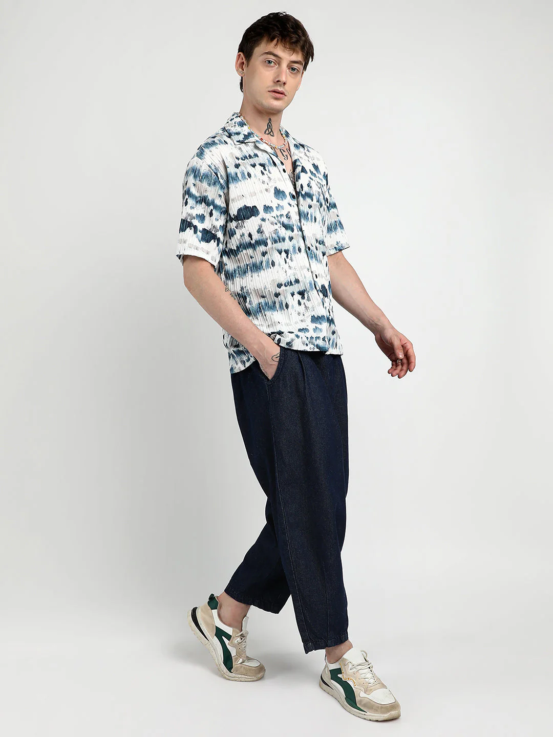Oversized Water Strokes Shirt - Image 5