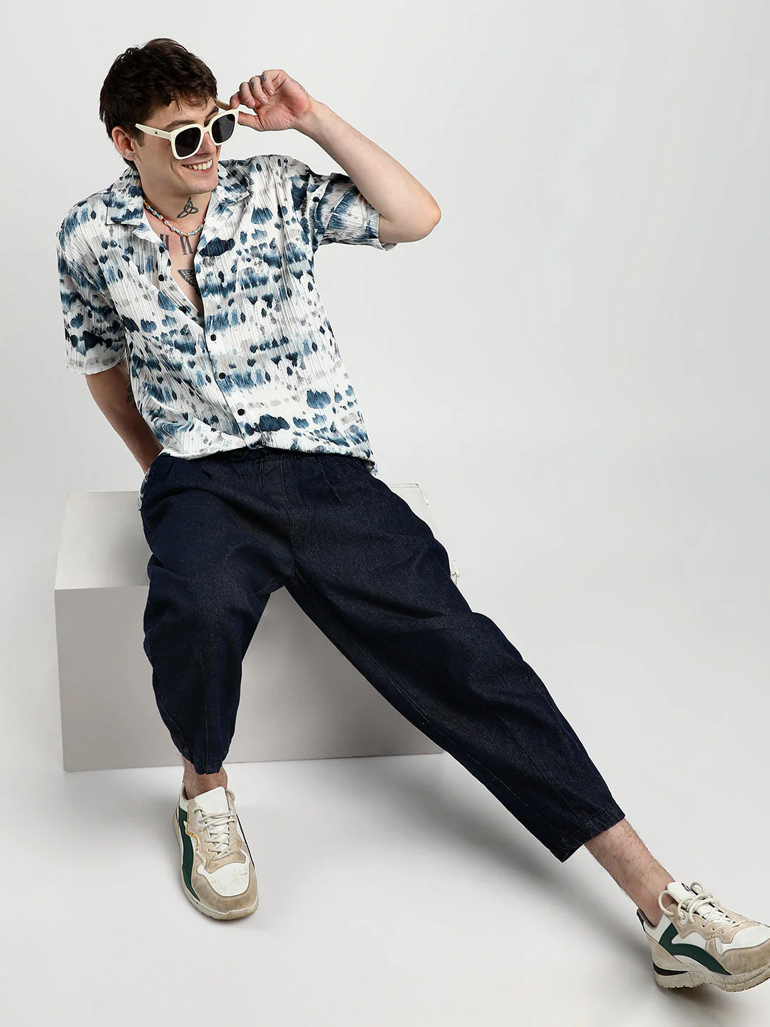 Oversized Water Strokes Shirt - Image 6