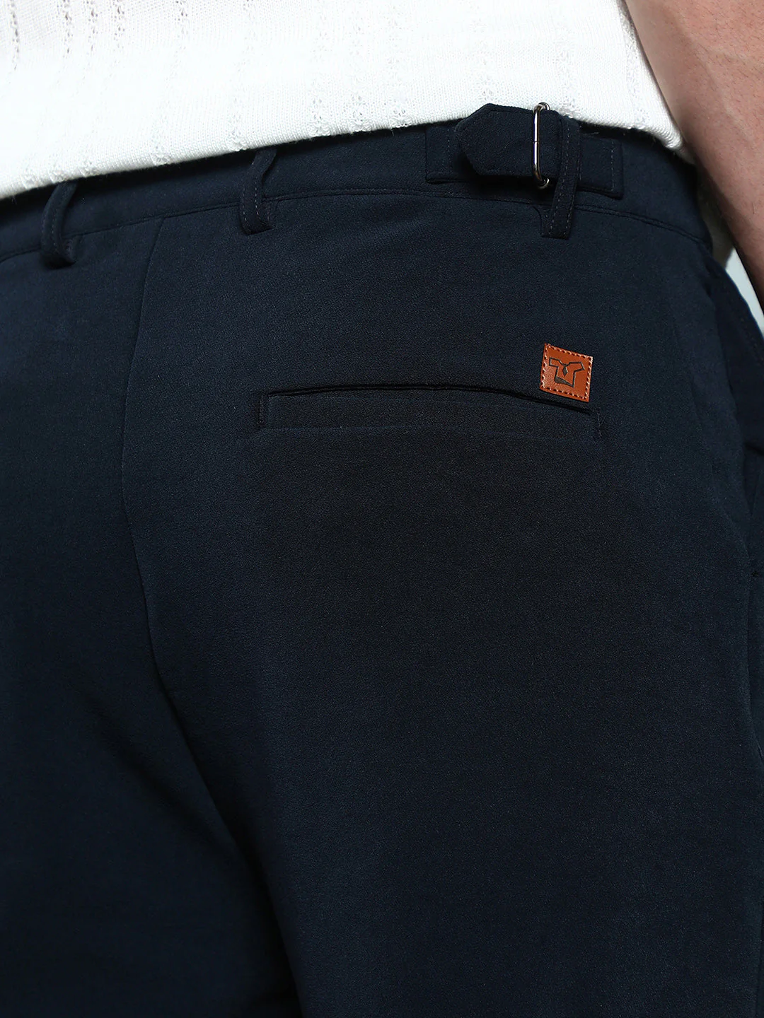 Pleated Cuffed Trousers - Image 7