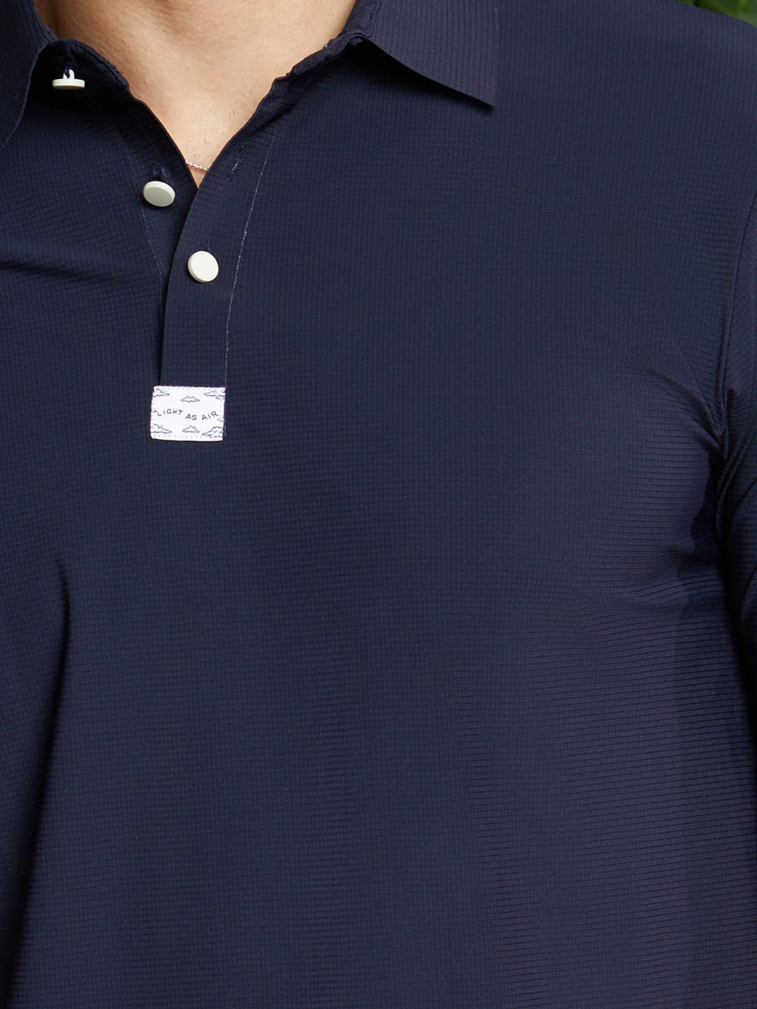 Seamless Waffle Polo T-Shirt - Image 7