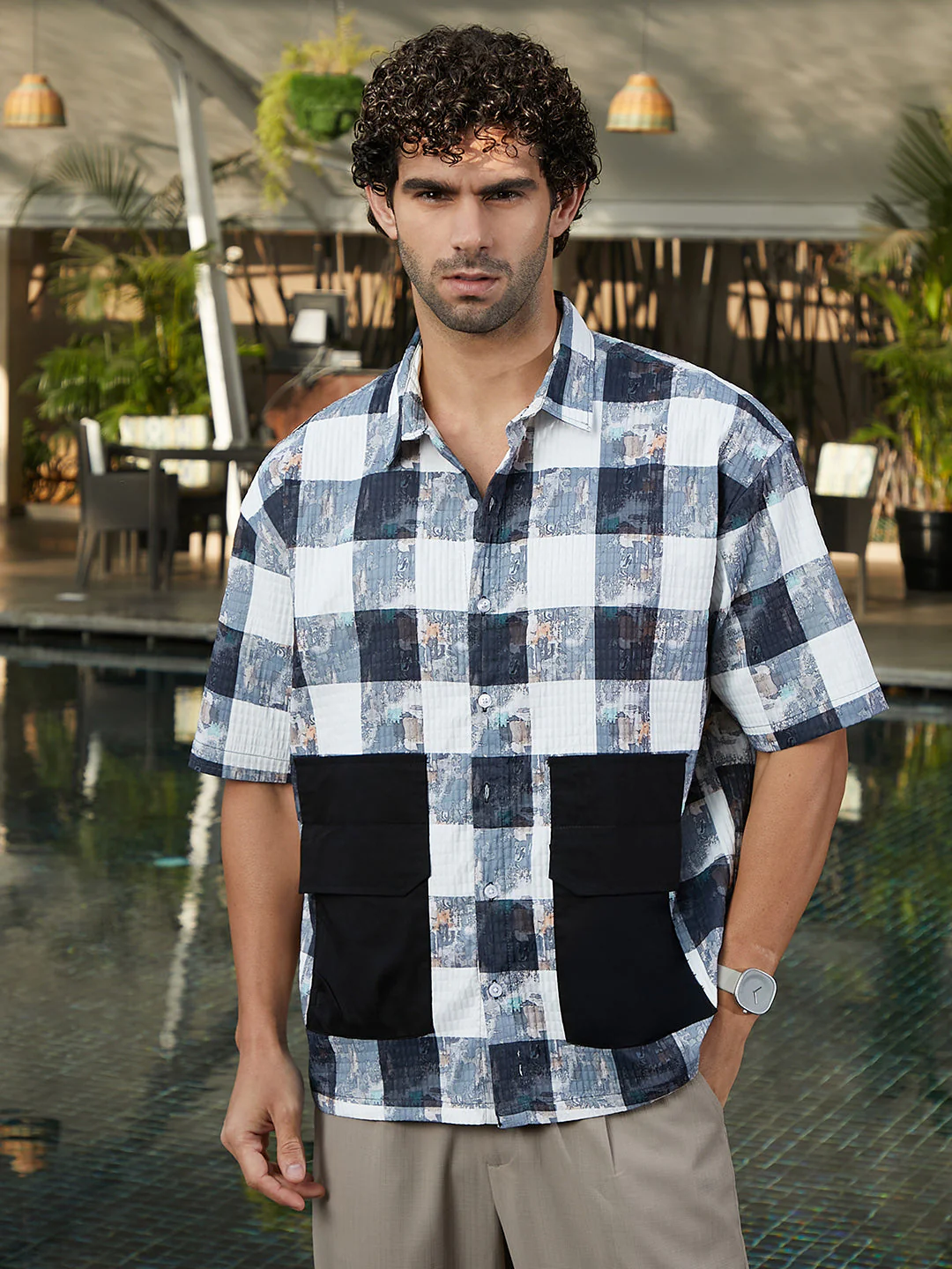 Stained-Buffalo Utility Oversized Shirt - Image 2