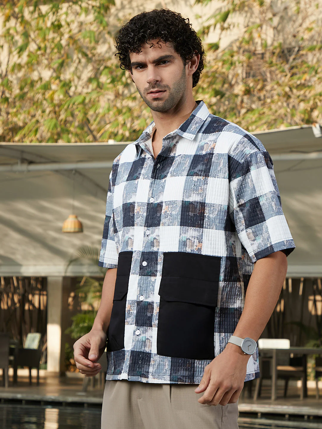 Stained-Buffalo Utility Oversized Shirt - Image 3
