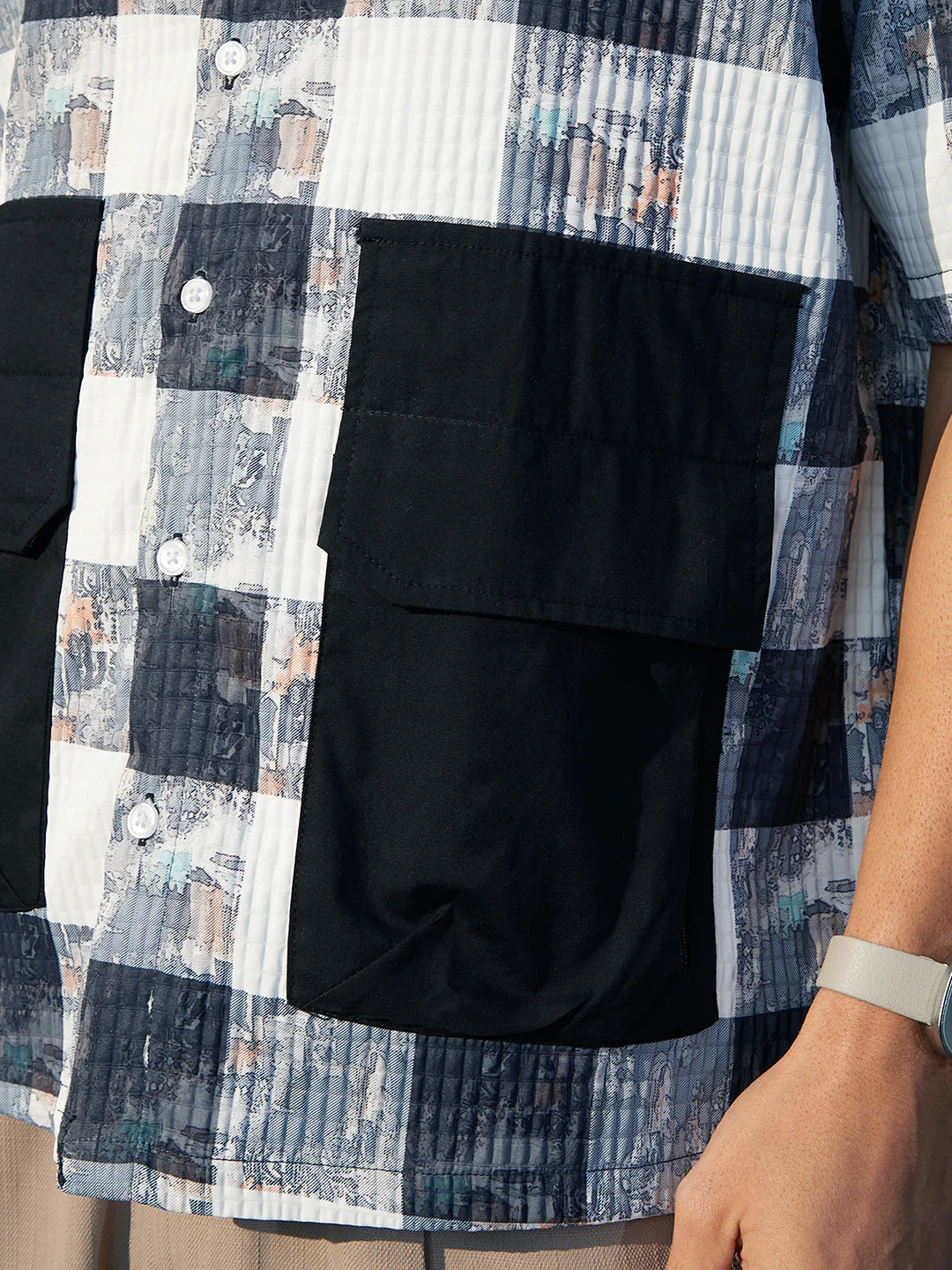 Stained-Buffalo Utility Oversized Shirt - Image 8