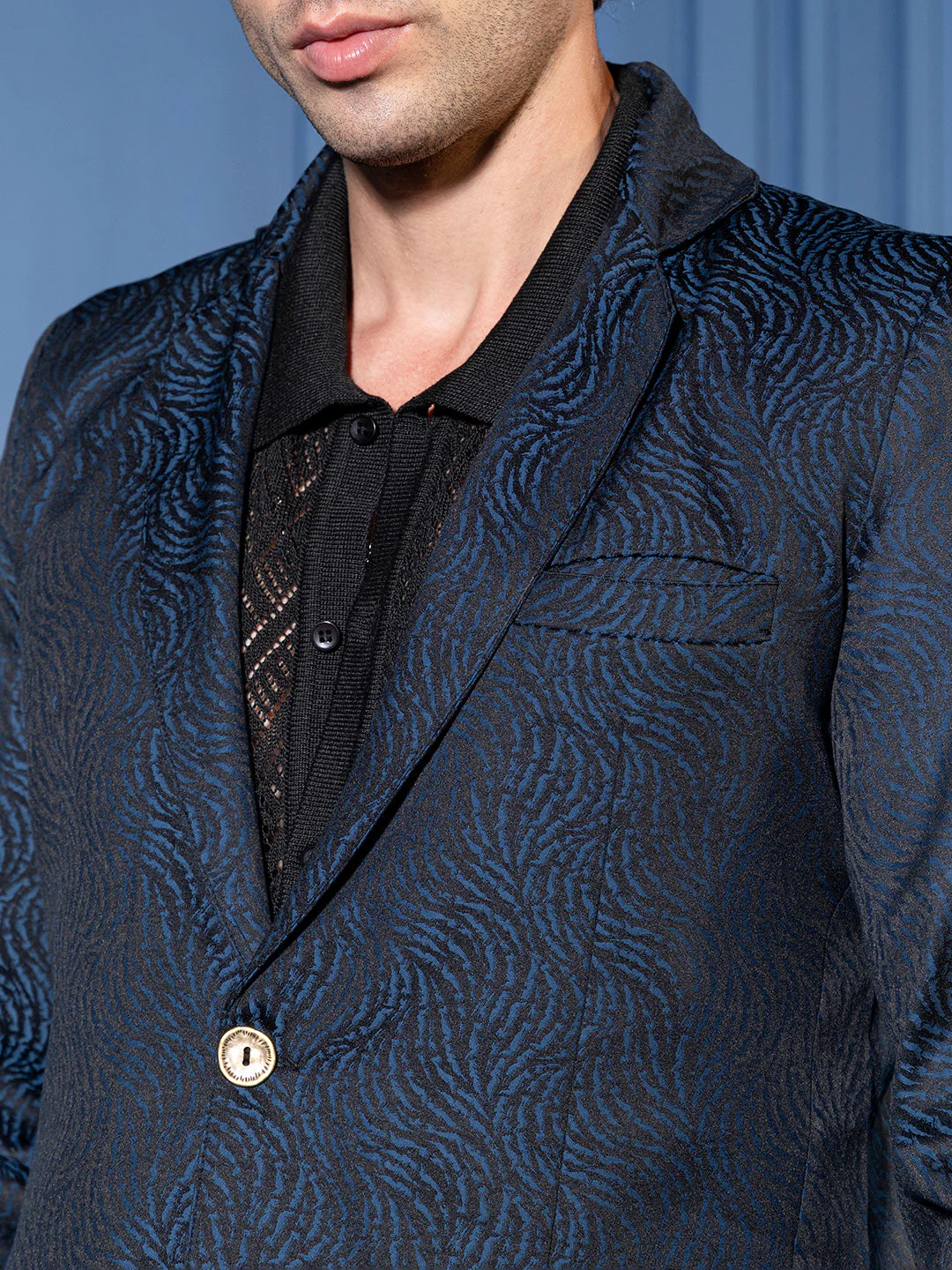 Tailored Streak Jacquard Blazer - Image 7