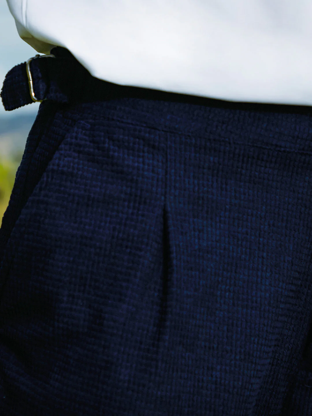 Tailored Waffle Trousers - Image 8
