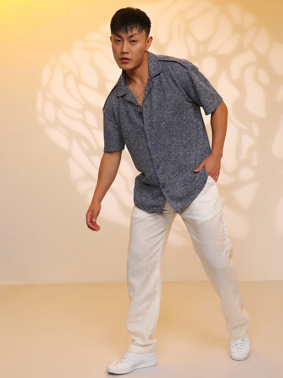 Unhemmed Oversized Shirt - Image 5