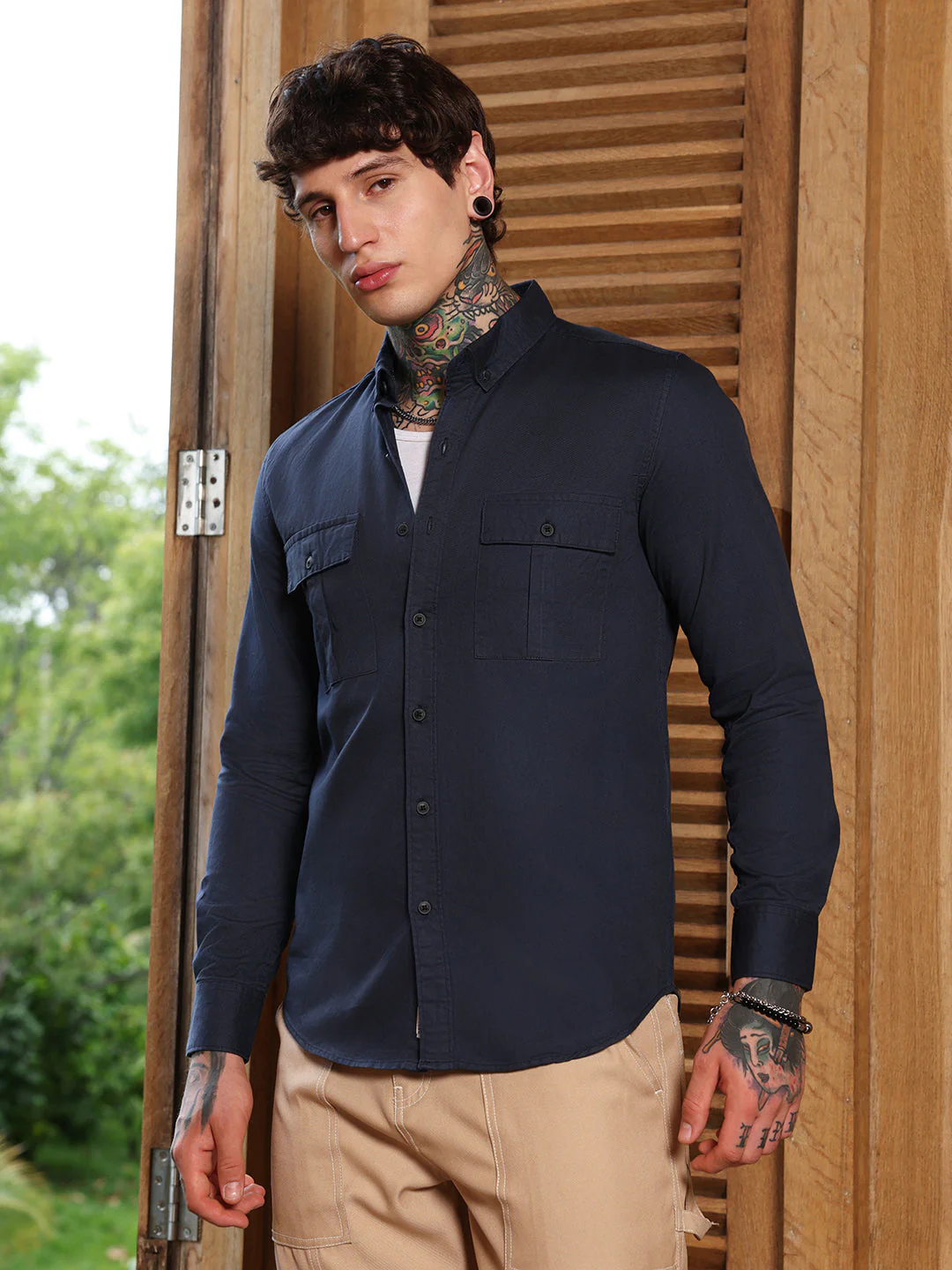 Utility-Safari Regular Shirt - Image 3