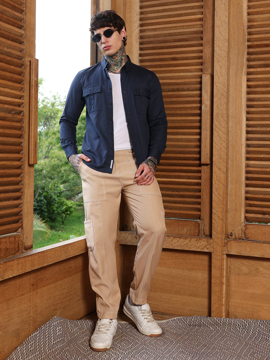 Utility-Safari Regular Shirt - Image 5