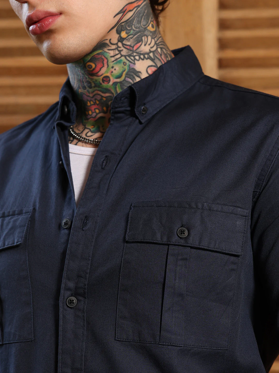 Utility-Safari Regular Shirt - Image 7
