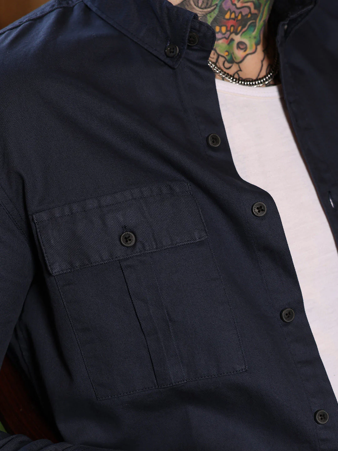 Utility-Safari Regular Shirt - Image 8