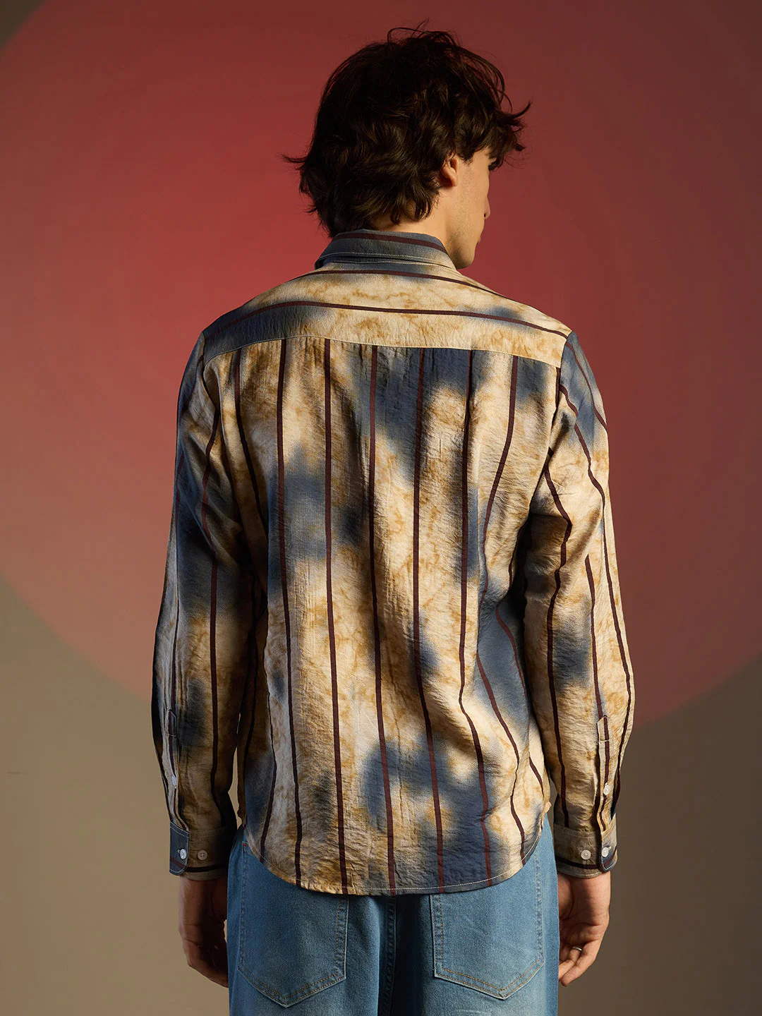 Tie-Dye Striped Shirt - Image 4