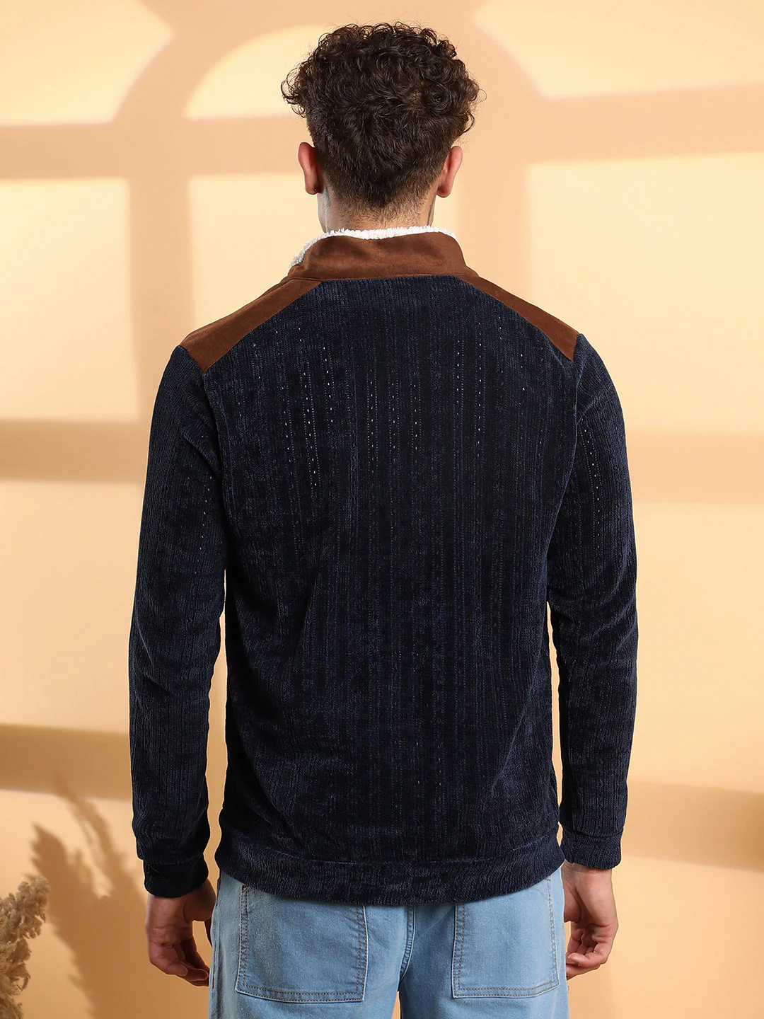 Zip-Front Cable Knit Jacket - Image 4