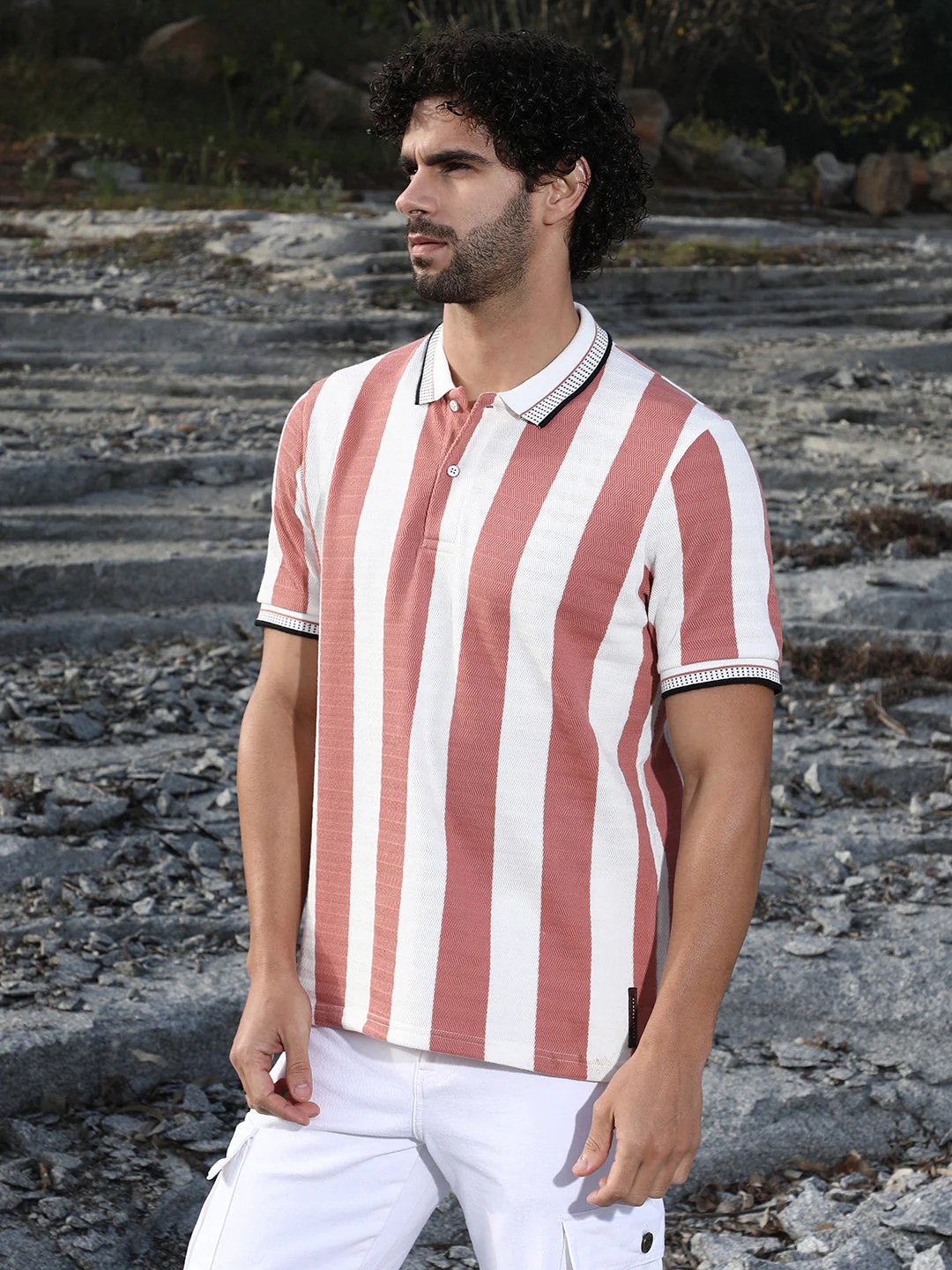 Awning-Striped Polo T-Shirt - Image 3