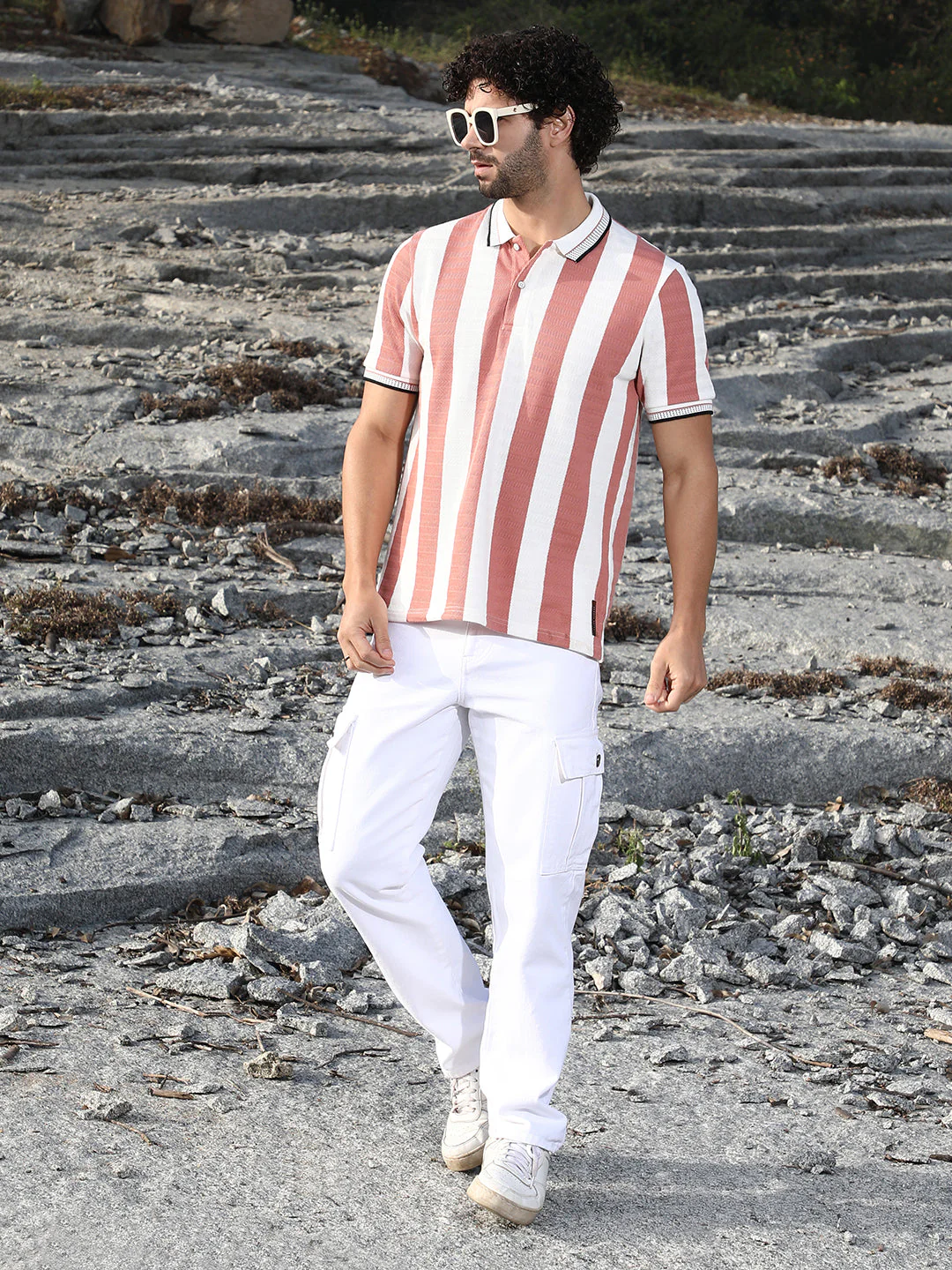 Awning-Striped Polo T-Shirt - Image 6